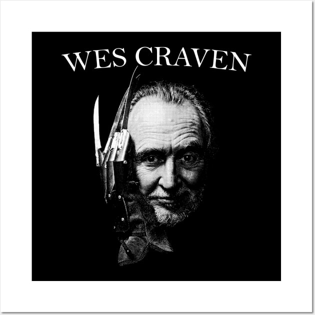 Wes Craven Wall Art by PUBLIC BURNING